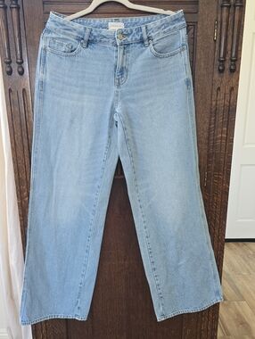PacSun Low Rise Light Wash Wide Leg Jeans